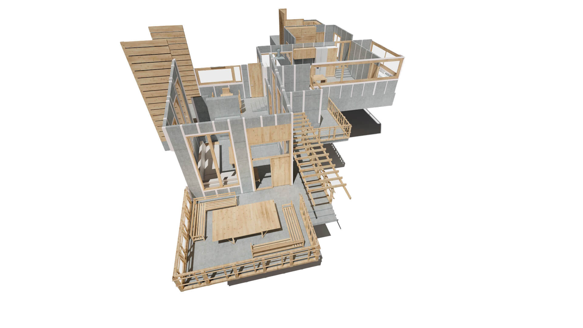 casa prefabricada en madera